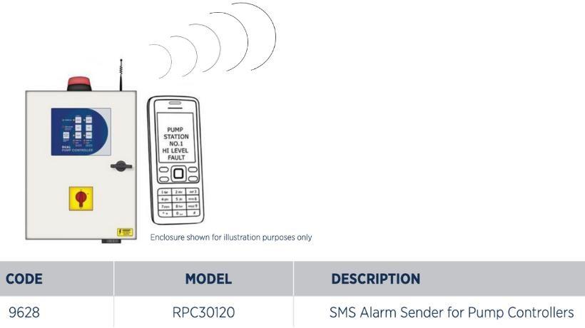 Reefe pump controller SMS alarm sender Water Pumps Now Australia