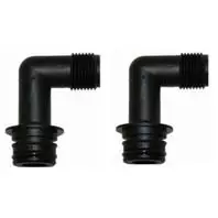 Escaping Outdoors 12mm male threaded plug-in elbow ports