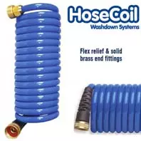 HoseCoil 4.5m flex relief flexible deckwash water pump hose