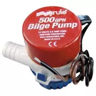 Rule 500 12V 23LPM Submersible bilge boat baitbox pump - Water Pumps Now