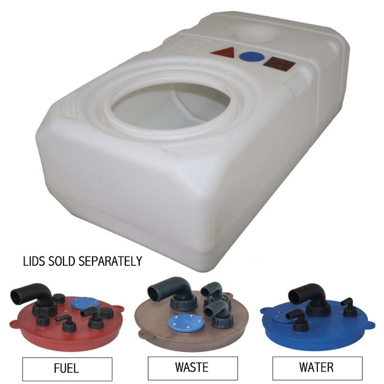 Nuova Rade rigid poly fresh water storage tanks