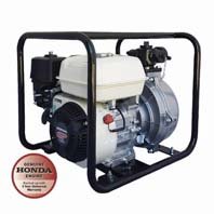 Honda GP160 fire fighting pump single impeller recoil start with roll frame