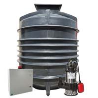 Qubex 3000 litre packed pump station
