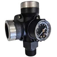 Universal 25mm 5 way Tee w Integrated check valve