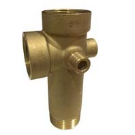 brass 5 way tee 1 inch BSP 11cm x 6cm - Water Pumps Now Australia
